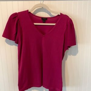 Flutter sleeve sweater. Worn once.